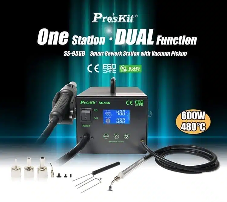هیتر هوشمند وکیوم‌دار پروسکیت مدل Proskit SS-956B