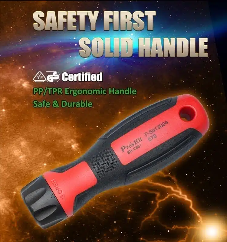 مجموعه 13 عددی پیچ گوشتی فشارقوی پروسکیت مدل Proskit SD-V861