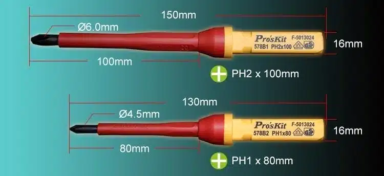 مجموعه 13 عددی پیچ گوشتی فشارقوی پروسکیت مدل Proskit SD-V861