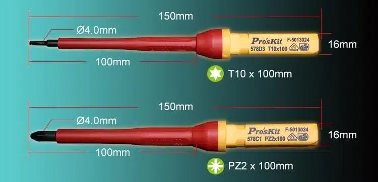 مجموعه 13 عددی پیچ گوشتی فشارقوی پروسکیت مدل Proskit SD-V861
