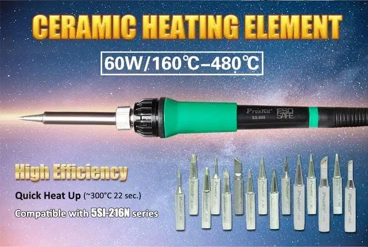 هویه رومیزی 6 کاره پروسکیت مدل Proskit SS-988B