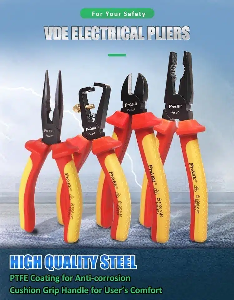 کیف ابزار عایق پروسکیت مدل Proskit PK-2810B 1000V