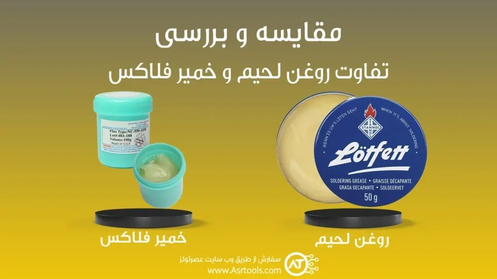 تفاوت روغن لحیم و فلاکس لحیم کاری | آموزش جامع + راهنمای خرید