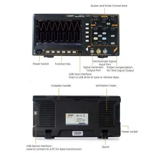 اسیلوسکوپ دیجیتالی اوون مدل OWON SDS210S