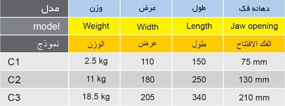 گیره کتابی مهر مدل MEHR C2
