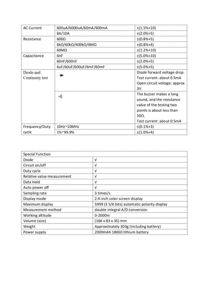 مولتی متر ویکتور مدل Victor VC970 3 مولتی متر ویکتور مدل Victor VC970