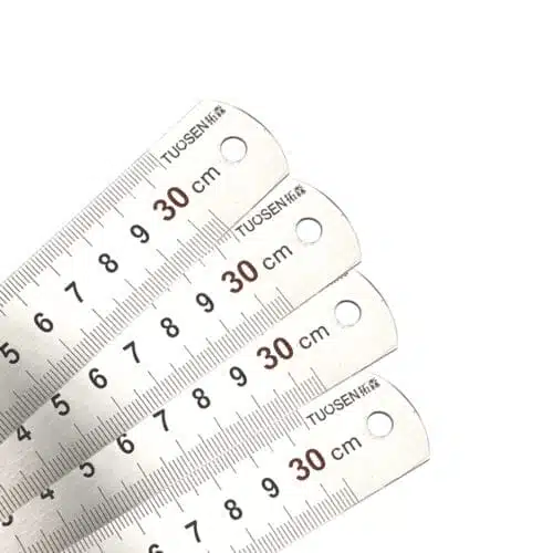 خط کش فلزی 30 سانتی متری مدل TUOSEN 100722
