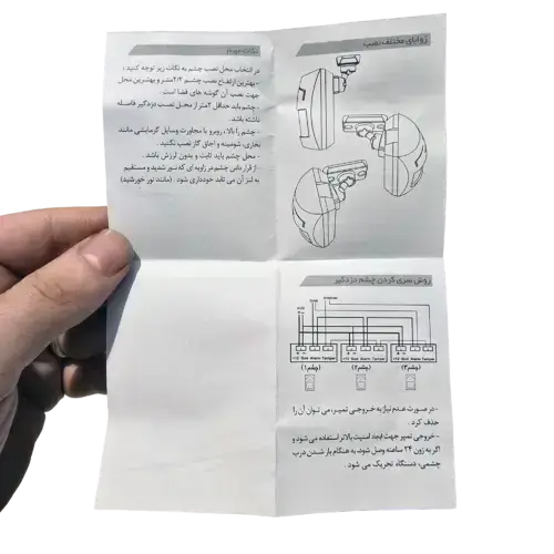 چشمی دزدگیر با سیم مدل OVERseen OS1