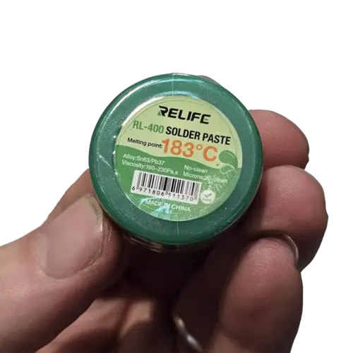 خمیر قلع 183 درجه سانتی گراد ریلایف مدل RELIFE RL-400 حجم 20 گرم