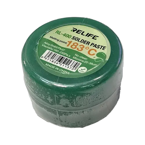 خمیر قلع 183 درجه سانتی گراد ریلایف مدل RELIFE RL-400 حجم 20 گرم
