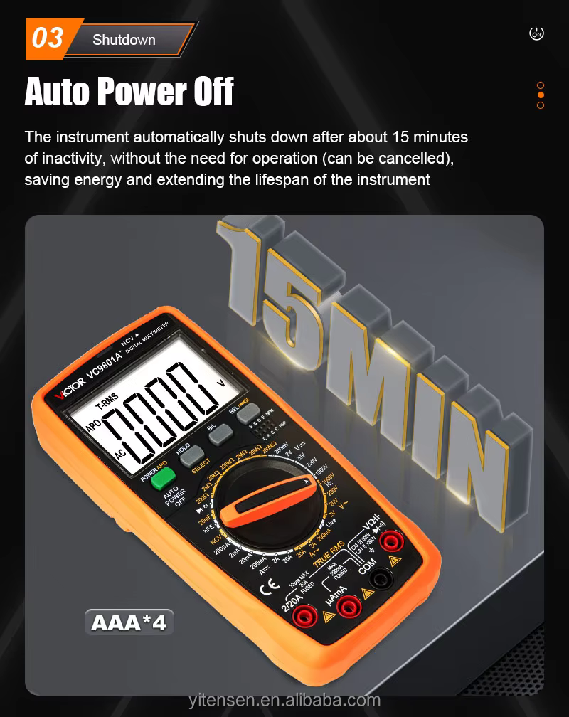 مولتی متر ویکتور مدل Victor VC9805A+ NEW