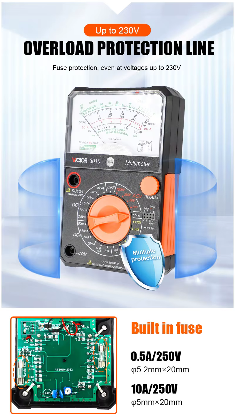 مولتی متر آنالوگ جدید ویکتور مدل Victor 7244 NEW