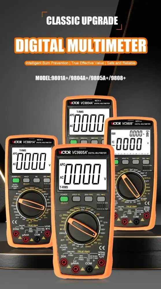 مولتی متر ویکتور مدل Victor VC9805A+ NEW
