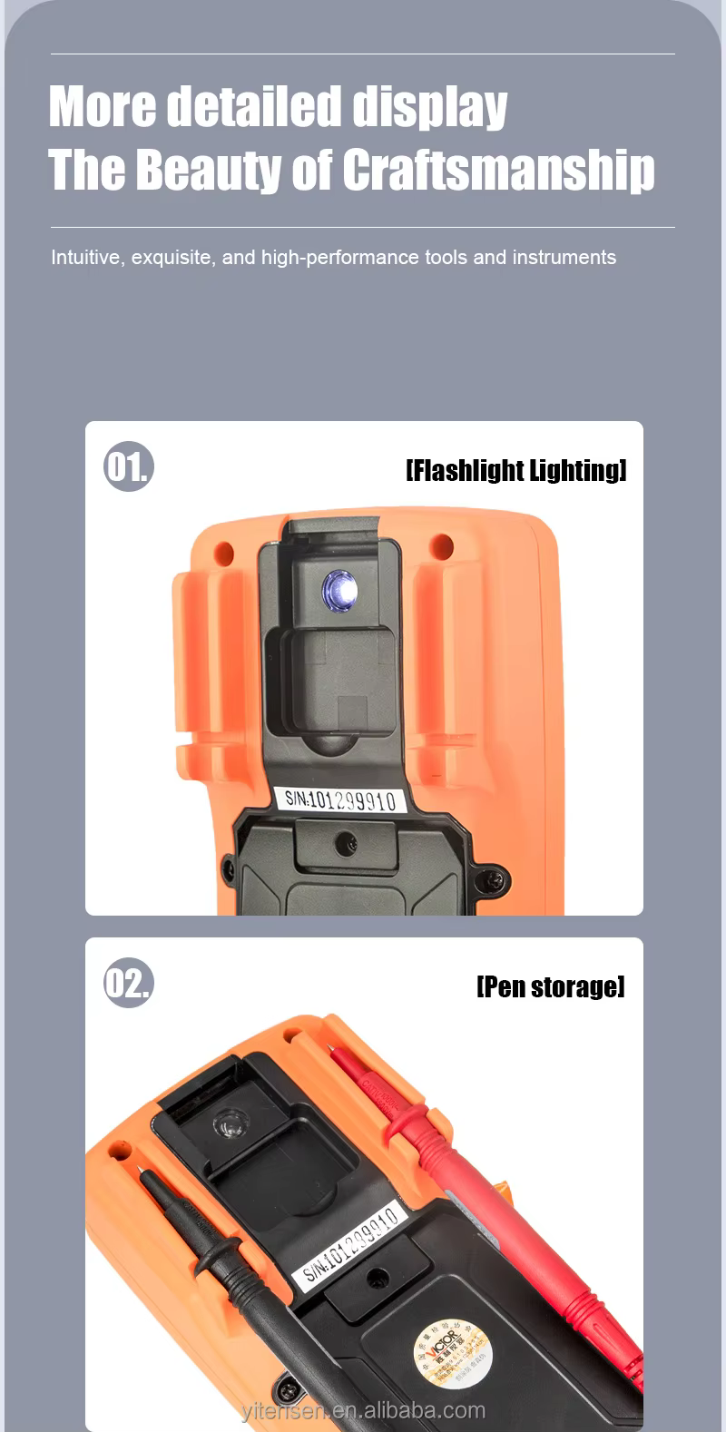 مولتی متر ولتاژ بالا ویکتور مدل Victor 9820 NEW