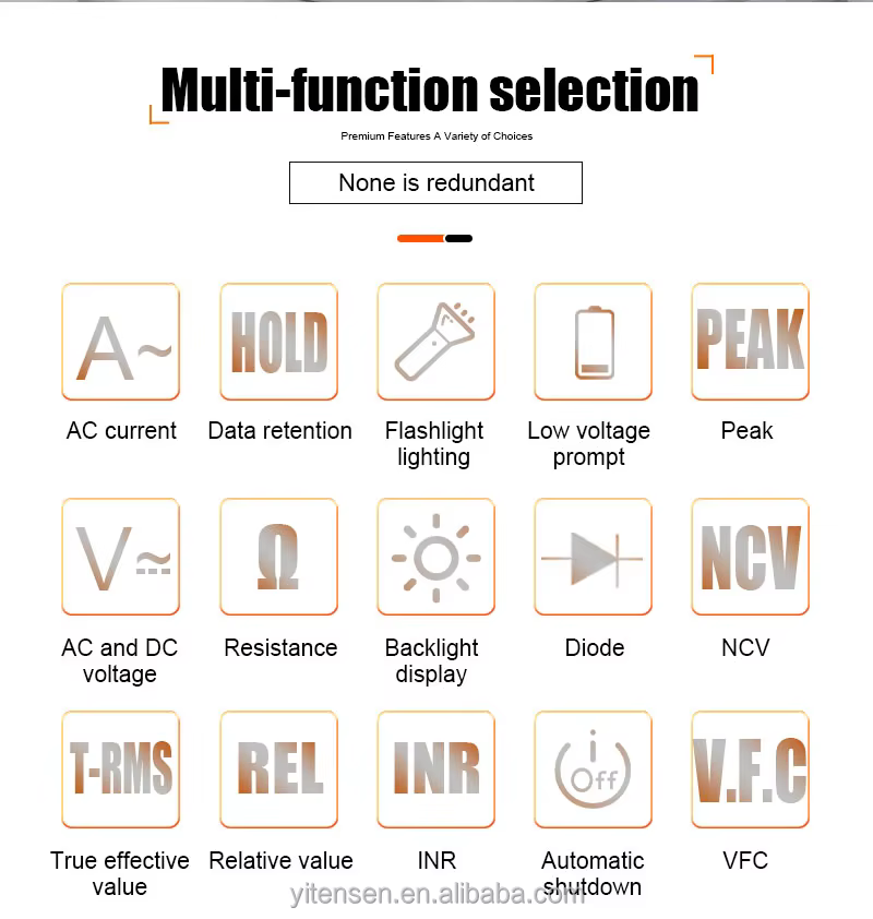 مولتی متر کلمپی هوشمند ویکتور مدل VICTOR 610L