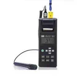 ترمورطوبت سنج پرینتردار تی ای اس مدل TES-1362