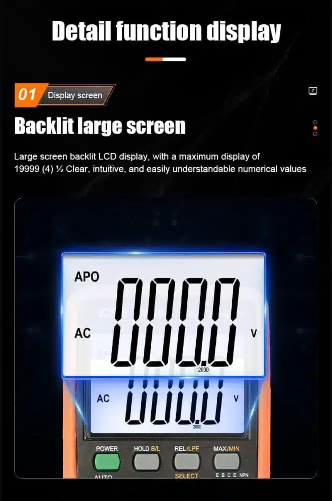 مولتی متر ویکتور مدل Victor VC9807A+ NEW