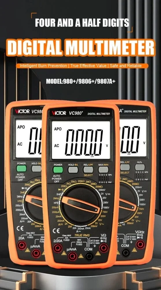 مولتی متر ویکتور مدل Victor VC9807A+ NEW