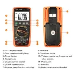 مولتی متر ویکتور مدل Victor VC9807A+ NEW