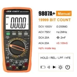 مولتی متر ویکتور مدل Victor VC9807A+ NEW