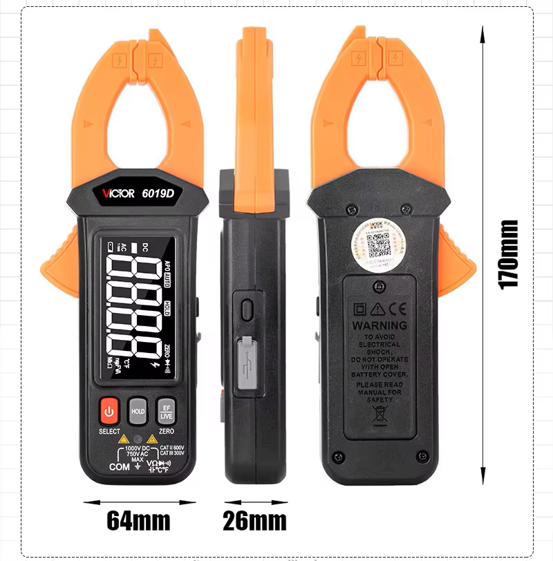 مولتی متر هوشمند ویکتور مدل Victor 6019D
