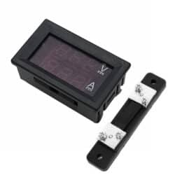 آمپرمتر و ولتمتر مدل RED-BLUE 0-100V 0-50A DC