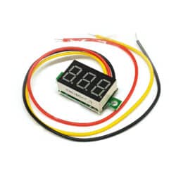 ولتمتر دیجیتالی سه سیمه مدل RED 0.36 0-100V DC