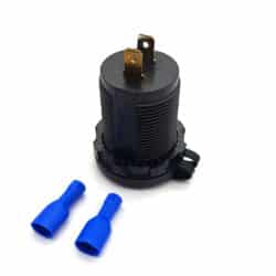 شارژر روپنلی خودرو با دو خروجی مدل 5V 1A و USB 5V 2.1A