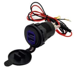 شارژر روپنلی خودرو با دوخروجی مدل USB 2.1A