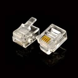 سرسوکت نری خط تلفن چهار سیمه مدل 6P4C RJ11