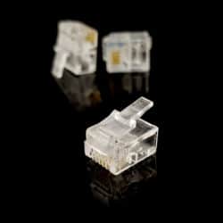 سرسوکت نری خط تلفن چهار سیمه مدل 6P4C RJ11