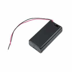 جاباطری قلمی دوتایی کلیددار مدل Double Keyed AA Battery Holder