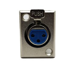 فیش کنون XLR مادگی روپنلی قفل دار