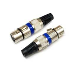 فیش کنون XLR مادگی سرکابلی دورنگ