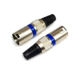 فیش کنون XLR نری سرکابلی دو رنگ