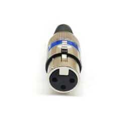 فیش کنون XLR مادگی سرکابلی دورنگ