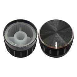 سرولوم طرح استیل مشکی مدل 21x17