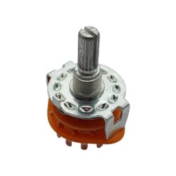 کلید سلکتور فلزی مدل RS25 دوازده حالته 1 پل