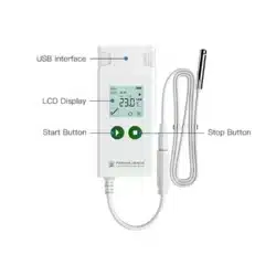 دیتالاگر دما و رطوبت مدل FRESHLIANCE Atlas Log-TH