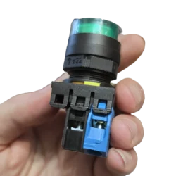 شستی فشاری خودنگهدار چراغ‌دار سبز مدل KACON J2-3710QG A2