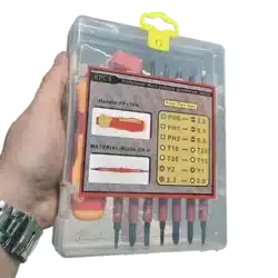 ست پیچ‌گوشتی عایق دو سر مدل DG-1 مجموعه 8 عددی