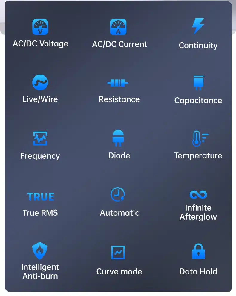 مولتی‌متر دستی ۳ در ۱ فینرسی مدل FNIRSI DST-210 با قابلیت اسیلوسکوپ و سیگنال ژنراتور