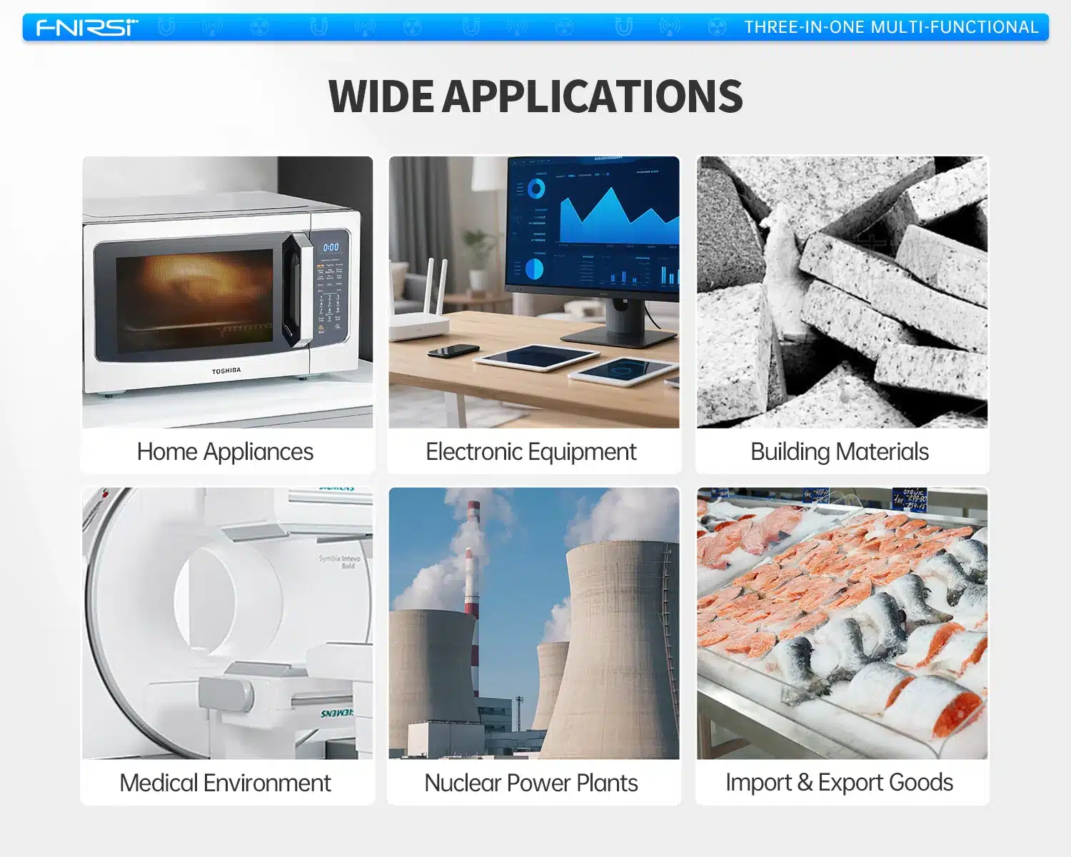 دستگاه تشخیص پرتو چندمنظوره فینرسی مدل FNIRSI GC-03