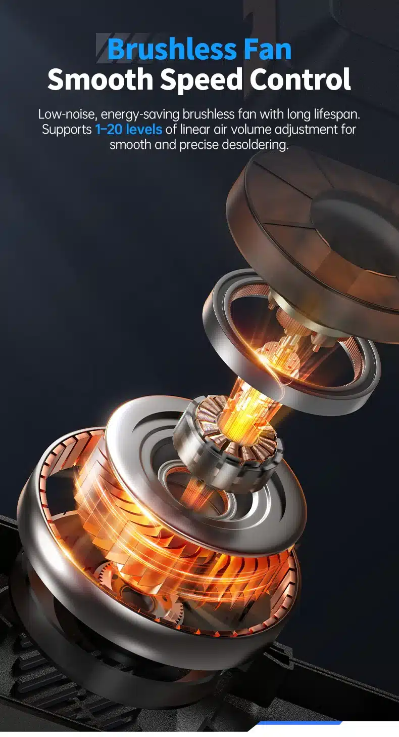 هیتر دستی هوشمند فینرسی مدل FNIRSI SAG-55 با توان 550 وات