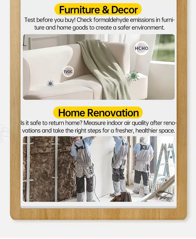 دستگاه پایش کیفیت هوای داخل ساختمان فینرسی مدل FNIRSI SFD-02