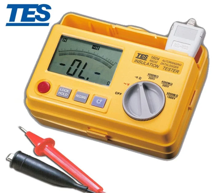 تستر عایق دیتالاگر تی ای اس مدل TES-1604