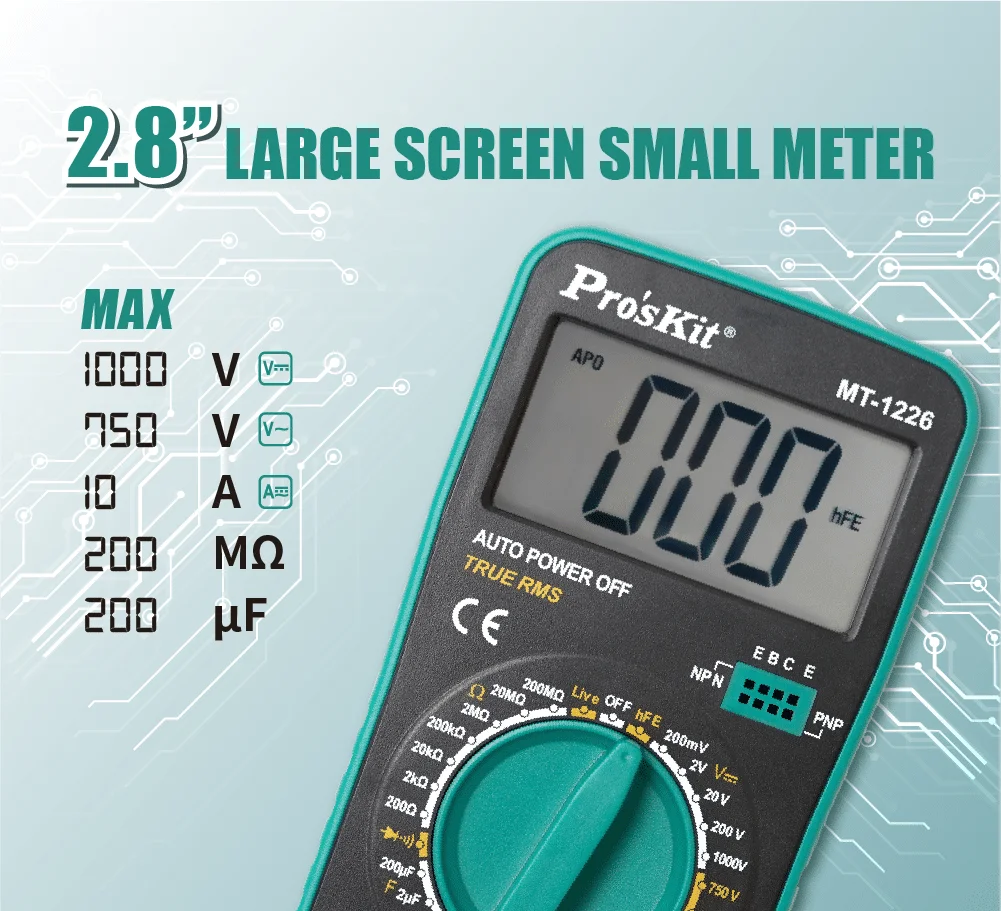 مولتی متر پروسکیت مدل ProsKit MT-1226