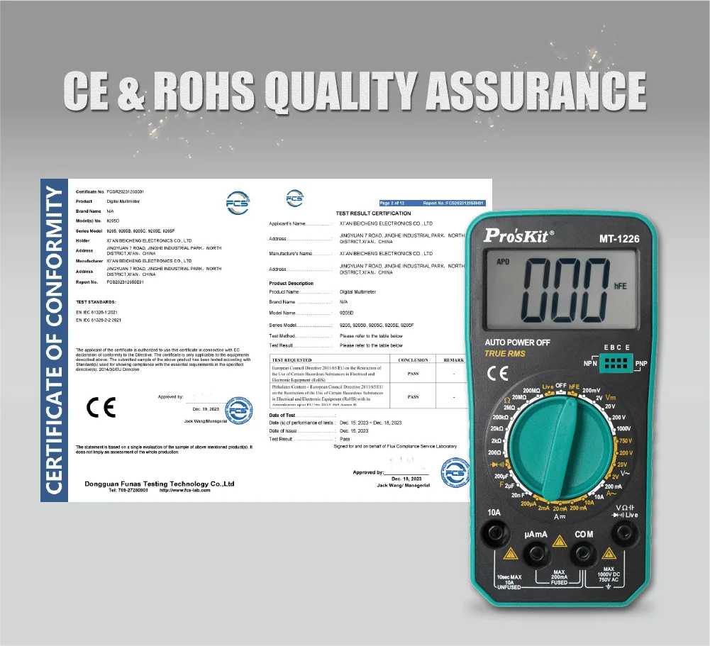 مولتی متر پروسکیت مدل ProsKit MT-1226