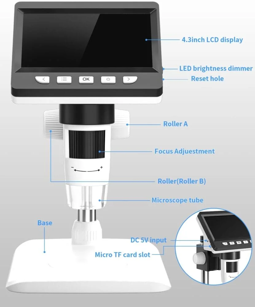 میکروسکوپ دیجیتال مدل Microscope 307-B 1000X