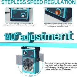 یونیزه کننده هوا رومیزي 25 وات باکون مدل Bakon BK-001 - تصویر 5